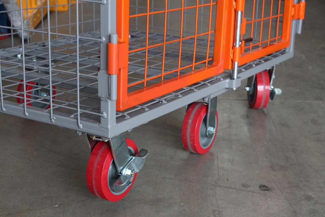 Cage Trolleys with heavy Duty Castor Wheels